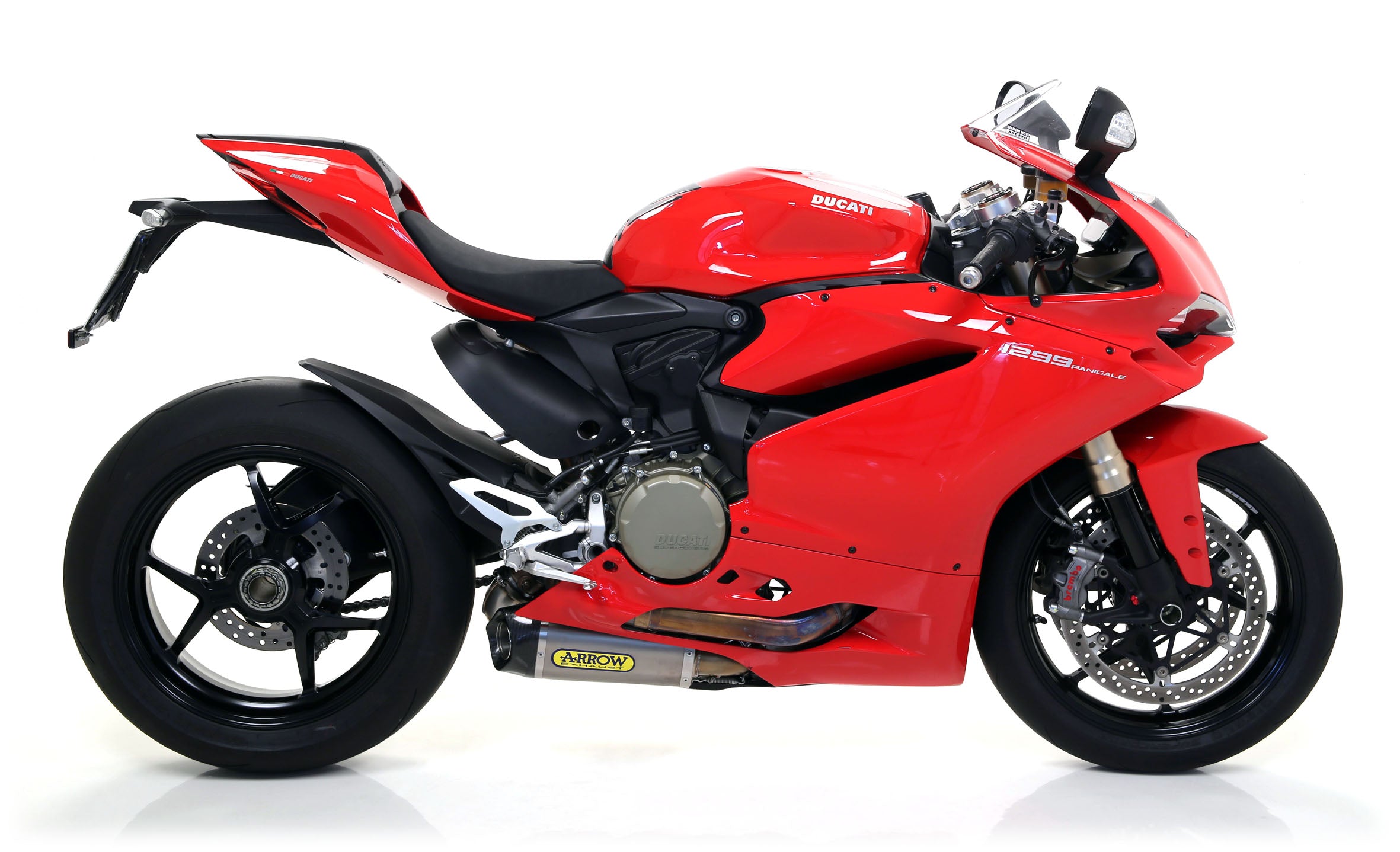SILENCER APPROVED WORKS TITANIUM (DX+SX)-CARB ARROW DUCATI 1299 PANIGALE 15-16