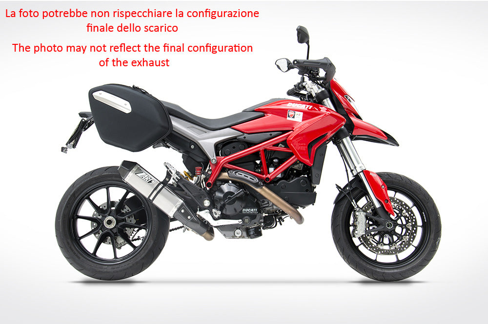 TERMINALE SCARICO PENTA ZARD ACCIAIO INOX RACING DUCATI HYPERMOTARD 821 2013 15