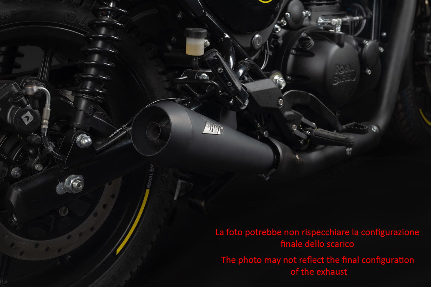 EXHAUST ZARD STAINLESS STEEL BLACK APPROVED EURO5 ROYAL ENFIELD HUNTER 350 2023