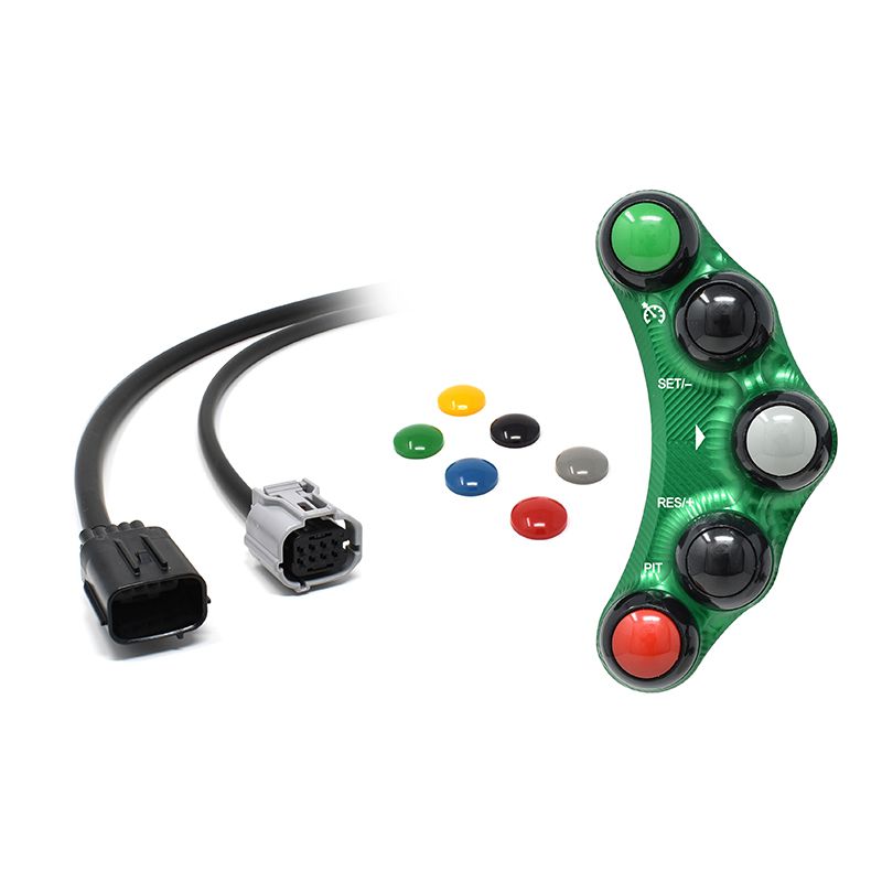 RACING LEFT HANDLEBAR SWITCH GREEN JETPRIME KAWASAKI NINJA ZX10RR 2021