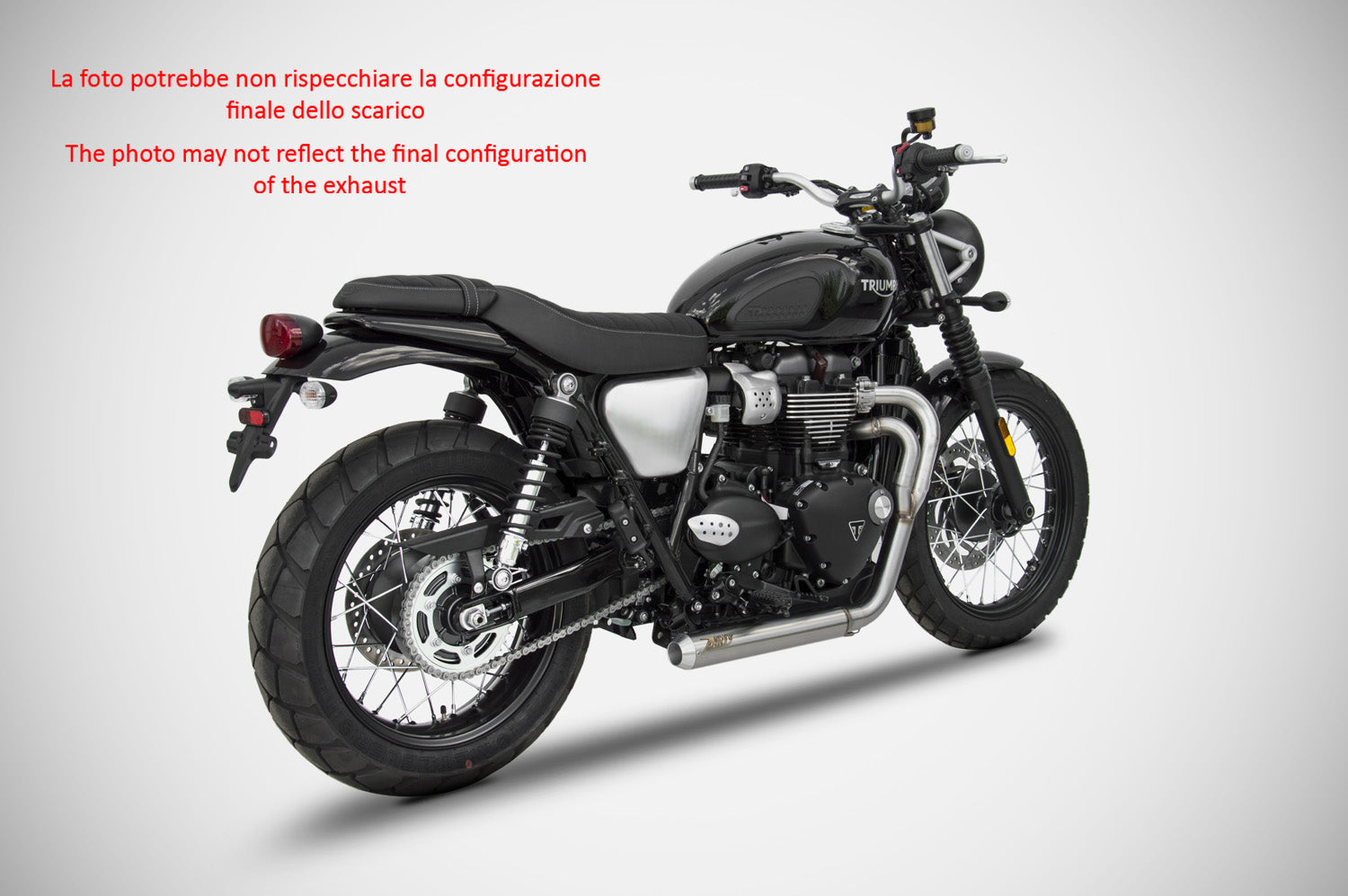 SCARICO COMPLETO ZARD INOX CROSS RACING TRIUMPH STREET SCRAMBLER 2017-23