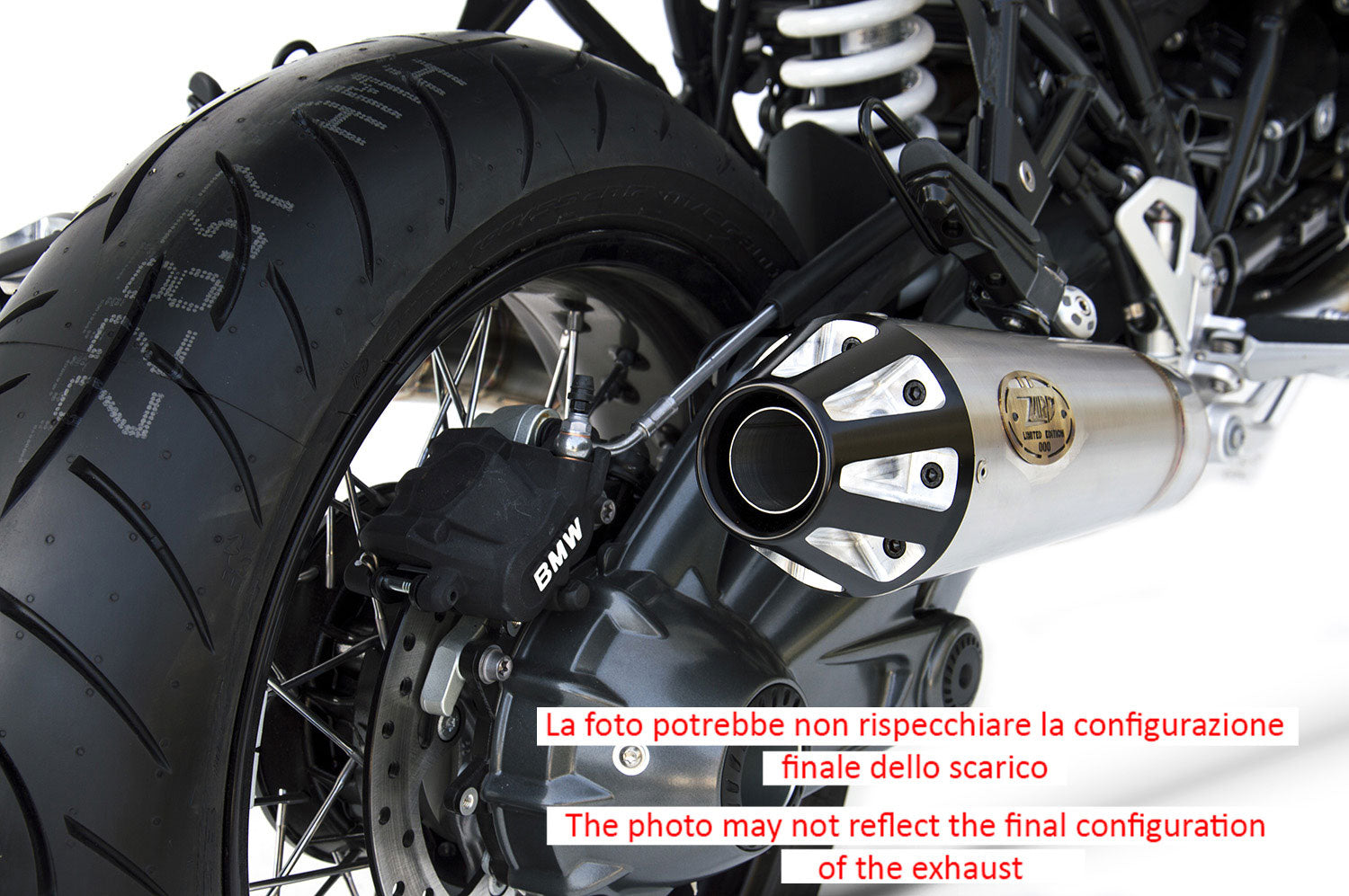 TERMINALE SCARICO LIM EDT ZARD CONICO TITANIO RACING BMW R NineT 2015-20