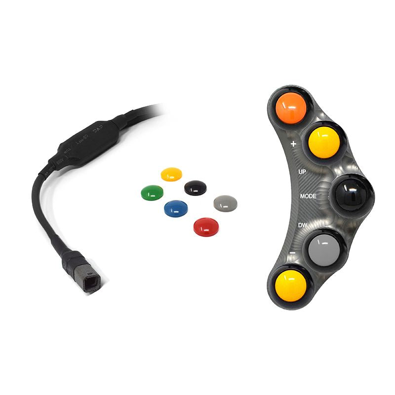 RACING LEFT HANDLEBAR SWITCH TITANIUM JETPRIME DUCATI STREETFIGHTER V4