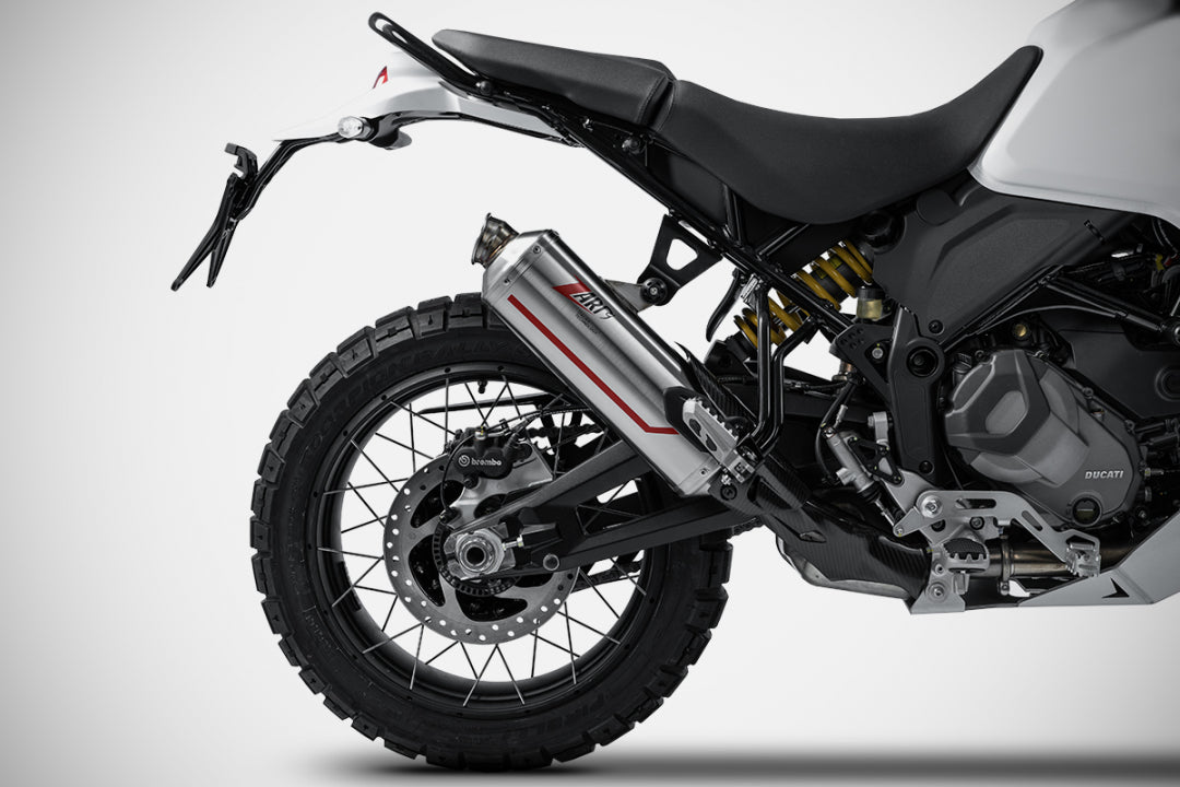 SILENCER EXHAUST SABBIA ZARD STEEL RACING DUCATI DESERT X 2022-23