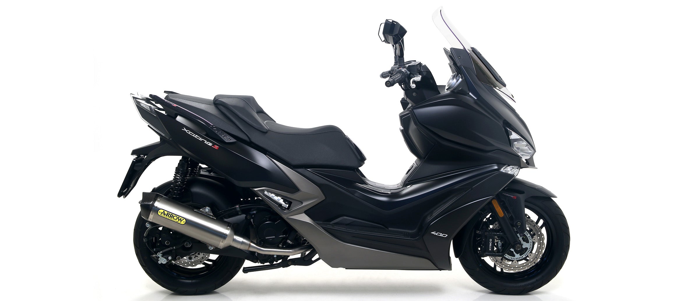 SCARICO OMOLOGATO EC+ECE TITANIO-CARBONIO ARROW KYMCO XCITING 400I S 19-20