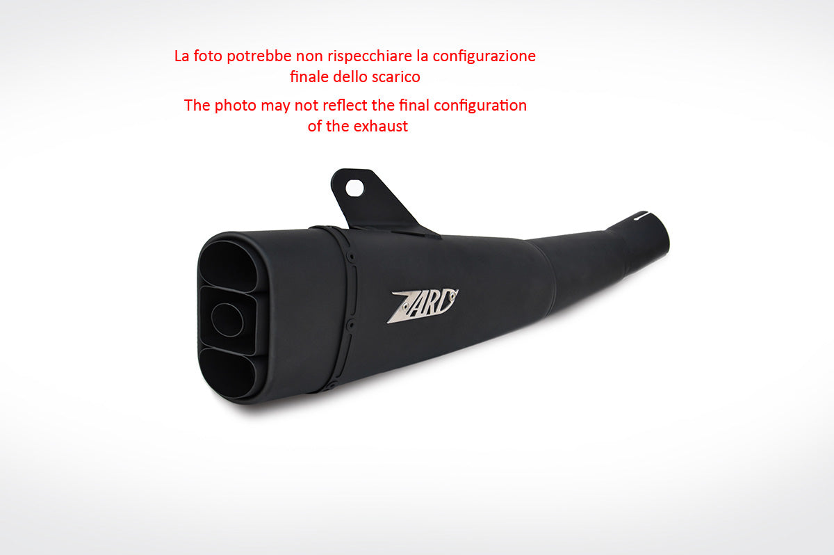 EXHAUST ZARD STEEL CONICAL RACING TRIUMPH STREET TRIPLE 675 2013-16