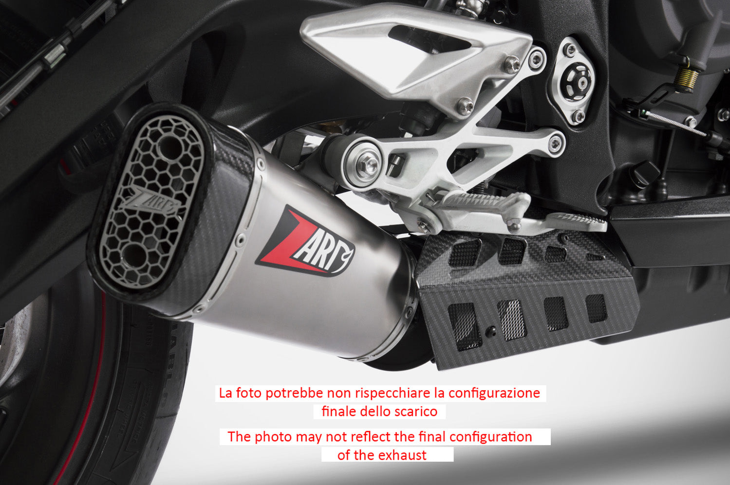 EXHAUST ZARD RACING TITANIUM-CARBON TRIUMPH STREET TRIPLE 765 2017-19