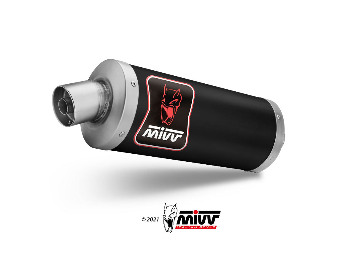 Y.064.LDKB STAINLESS STEEL BLACK EXHAUST MIVV DAKAR YAMAHA TENERE 700 2019 - 22