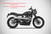 EXHAUST ZARD STEEL LIMITED EDT RACING TRIUMPH STREET SCRAMBLER 2017-23