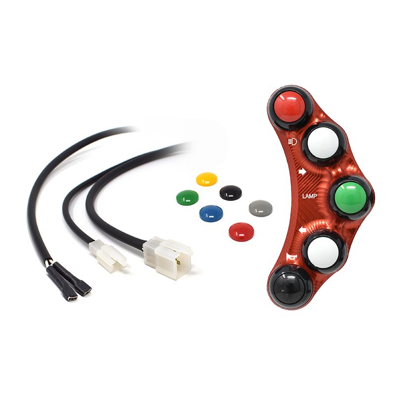 STREET VERSION LEFT HANDLEBAR SWITCH RED JETPRIME KAWASAKI NINJA 400 2018 - 21