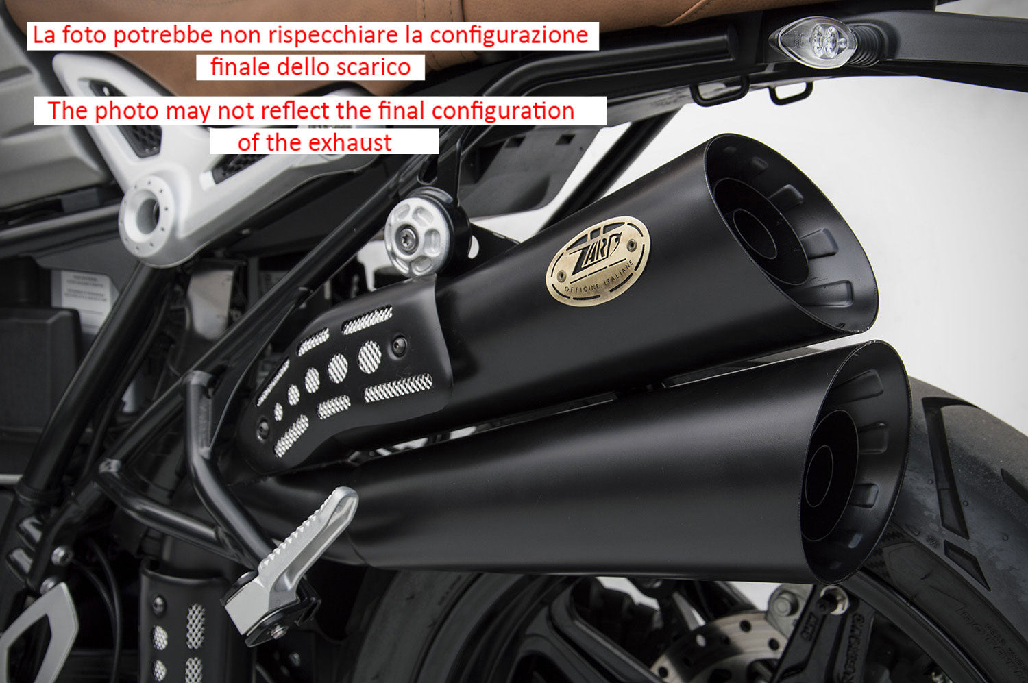 TERMINALE SCARICO ZARD HIGH SHORT RACING INOX BMW R NineT URBAN GS 2017-20