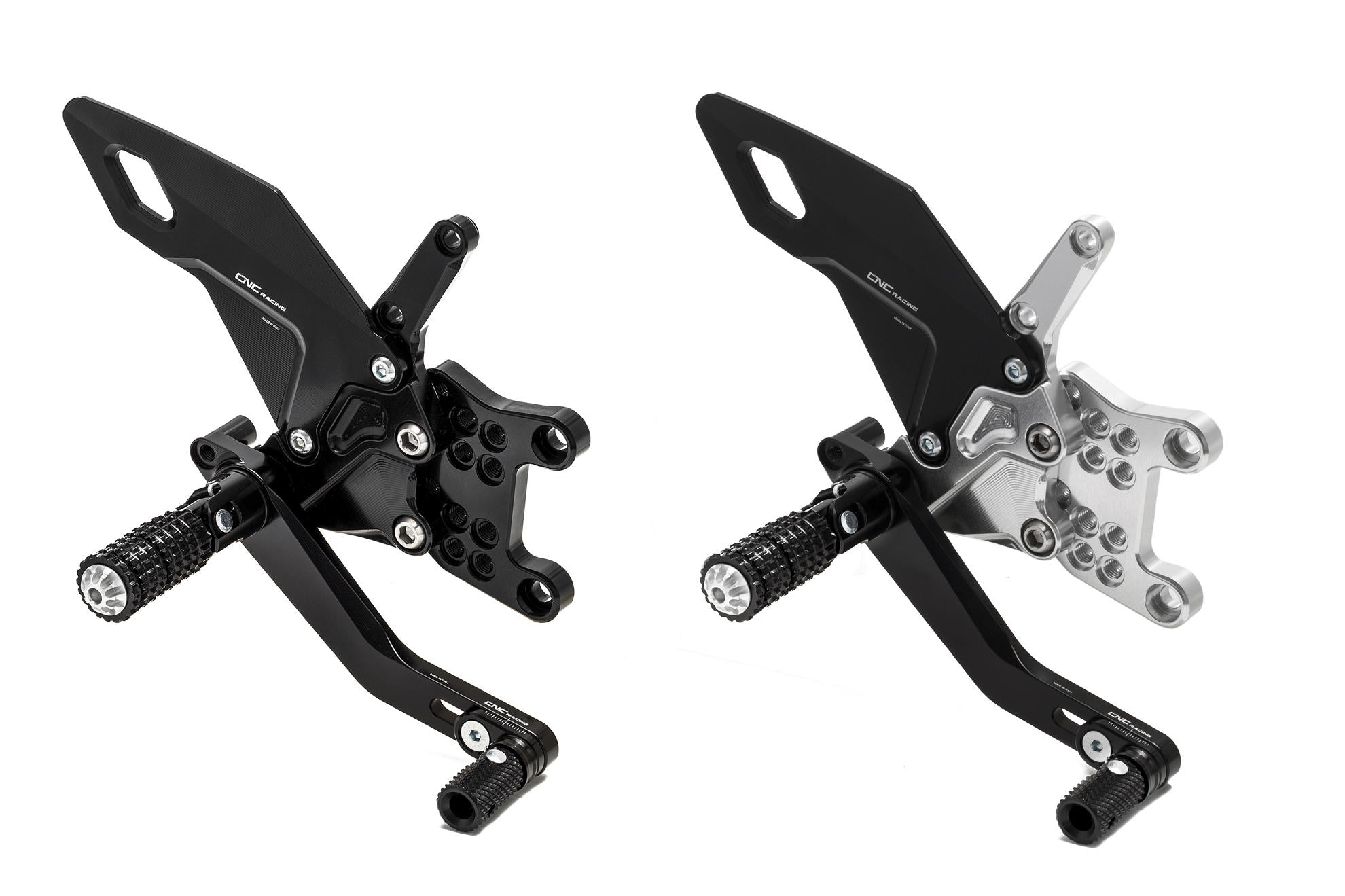 ADJUSTABLE REAR SETS RIDER CNC RACING APRILIA RSV4 RR 2017 - 18