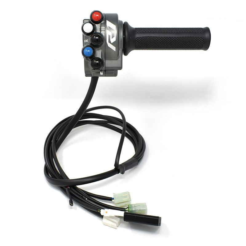 RIGHT SWITCH + GAS INTEGRATED CONTROLS TITANIUM JETPRIME YAMAHA YZF R1 2020>