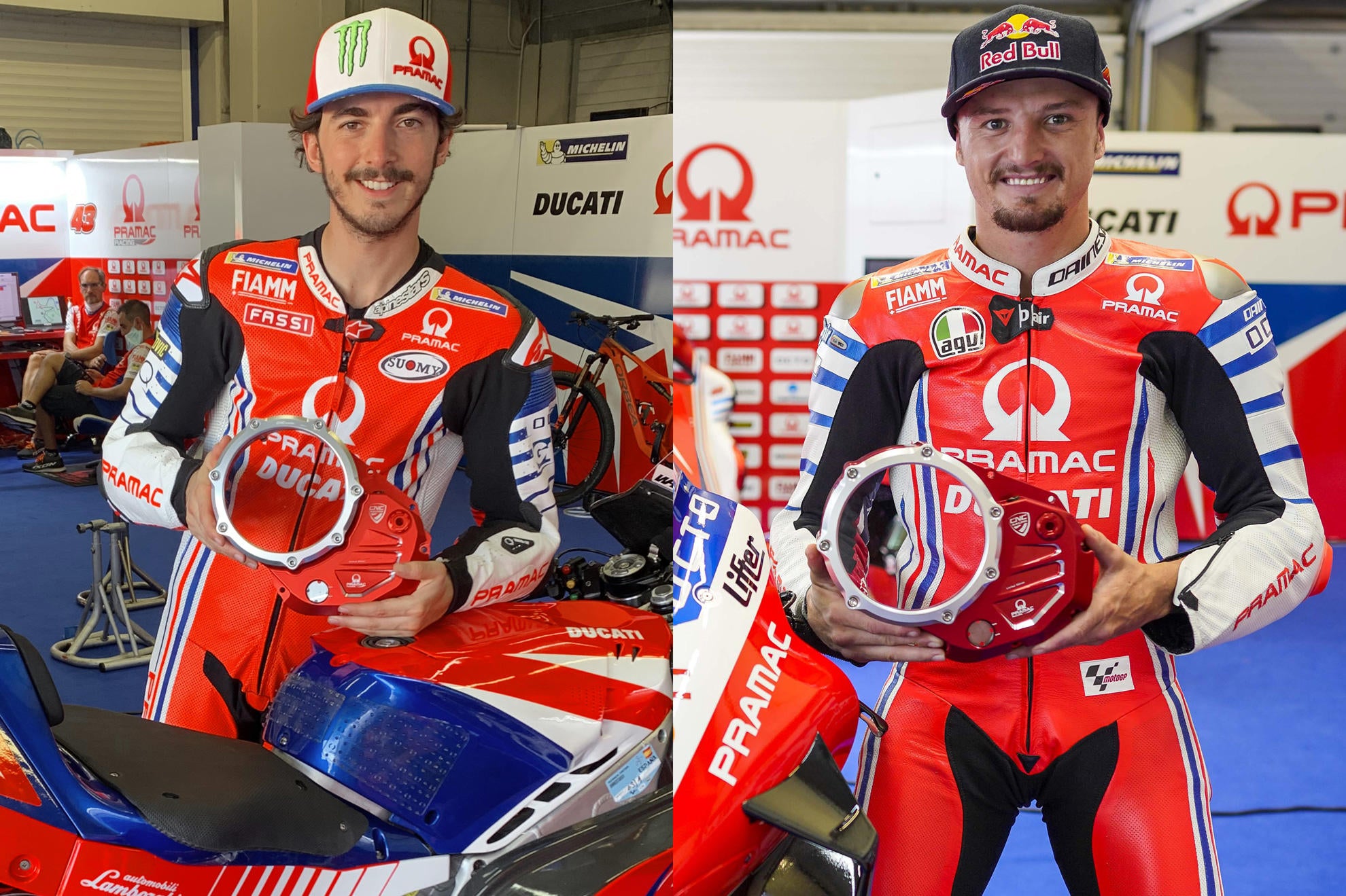 CARTER TRASPARENTE FRIZIONE OLIO PRAMAC CNC RACING DUCATI SUPERBIKE 848