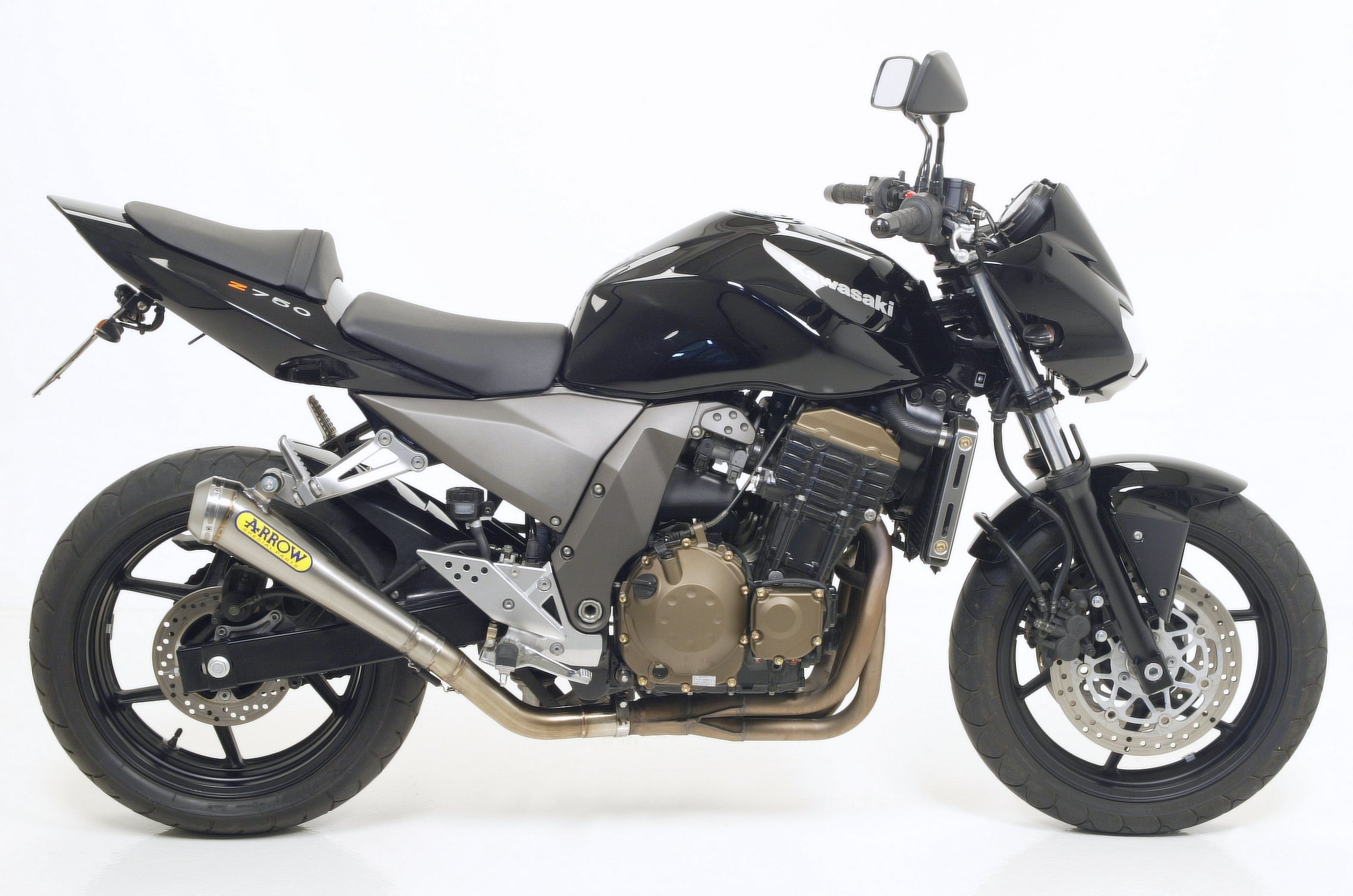 SCARICO MARMITTA PRO-RACE TITANIO ROAD OMOLOGATO ARROW KAWASAKI Z 750 S 2005-06