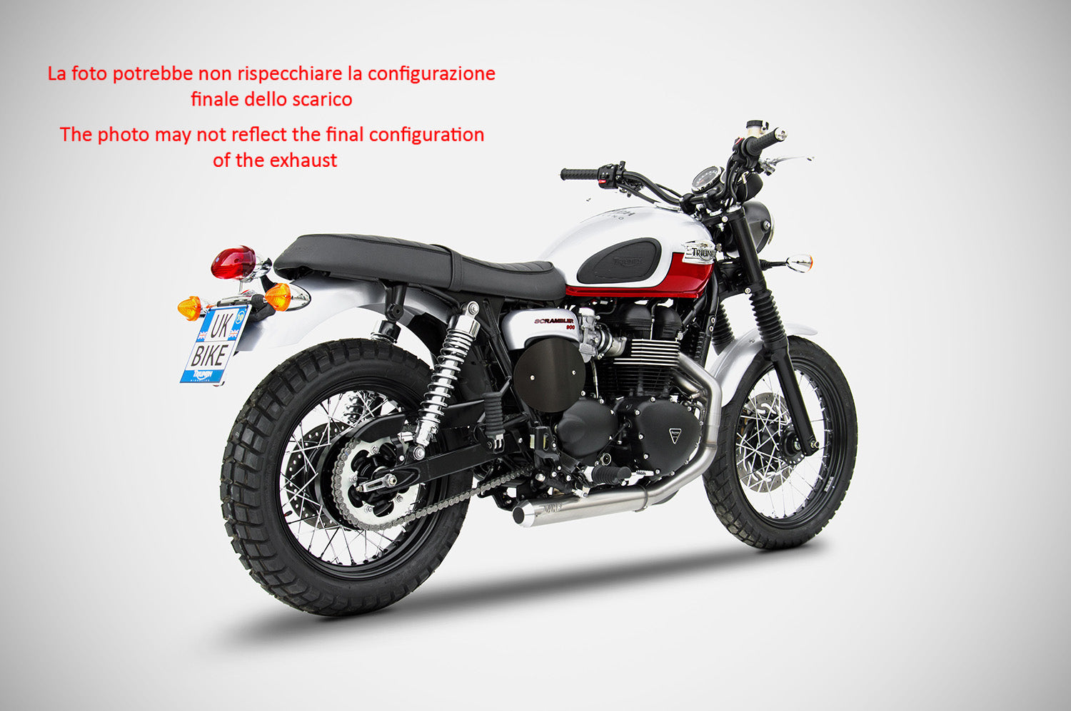 SCARICO COMPLETO ZARD INOX CROSS RACING TRIUMPH THRUXTON 900 2001-16