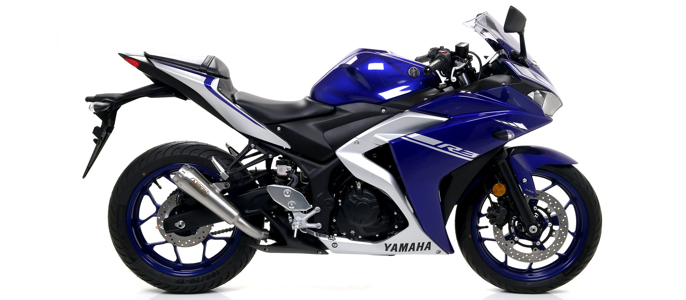 SILENCER PRO-RACE NICHROM ARROW YAMAHA YZF R3 2015-18