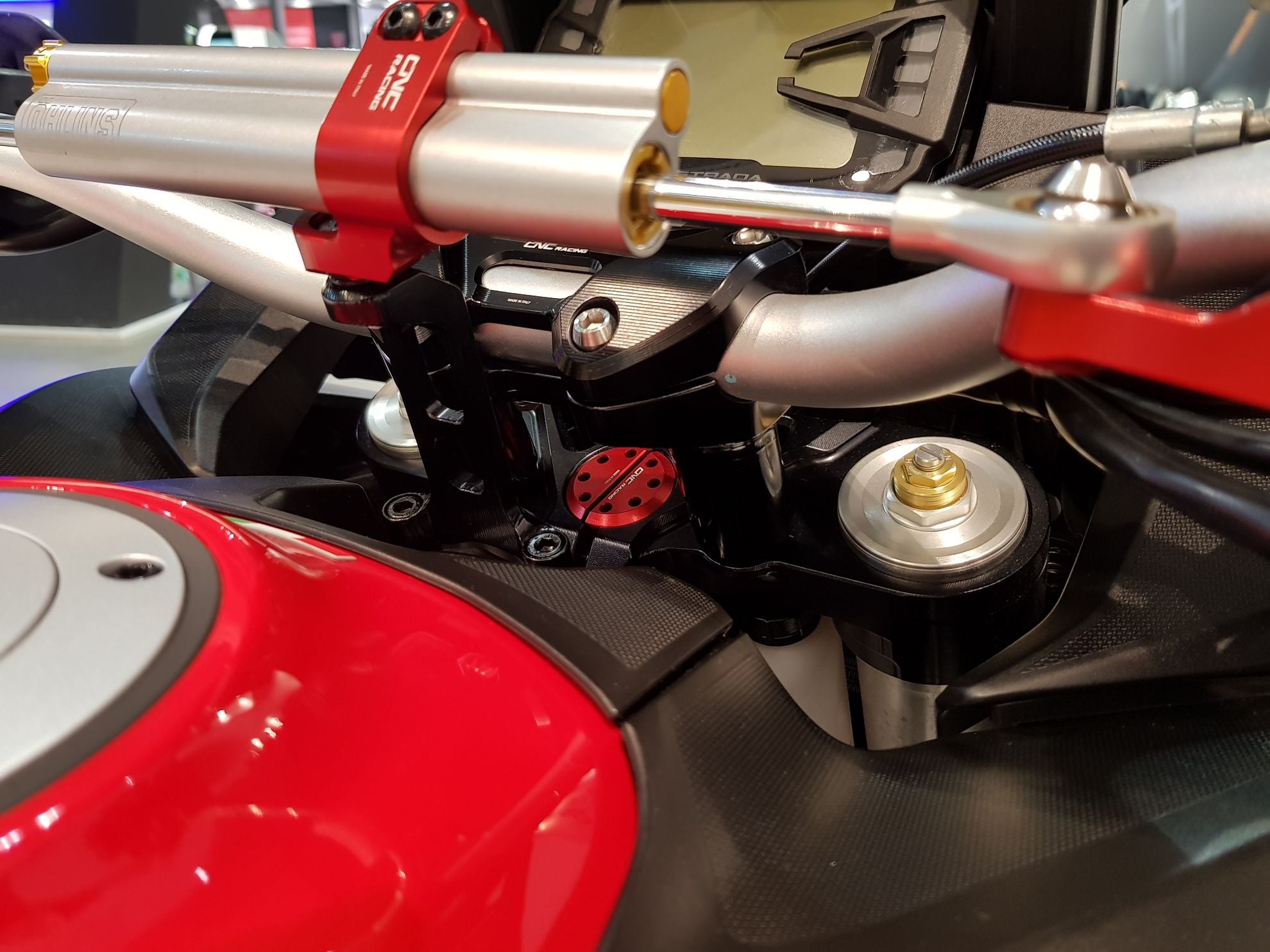 TRIPLE CLAMPS TOP YOKE CNC RACING DUCATI MULTISTRADA 1200 S PIKES PEAK