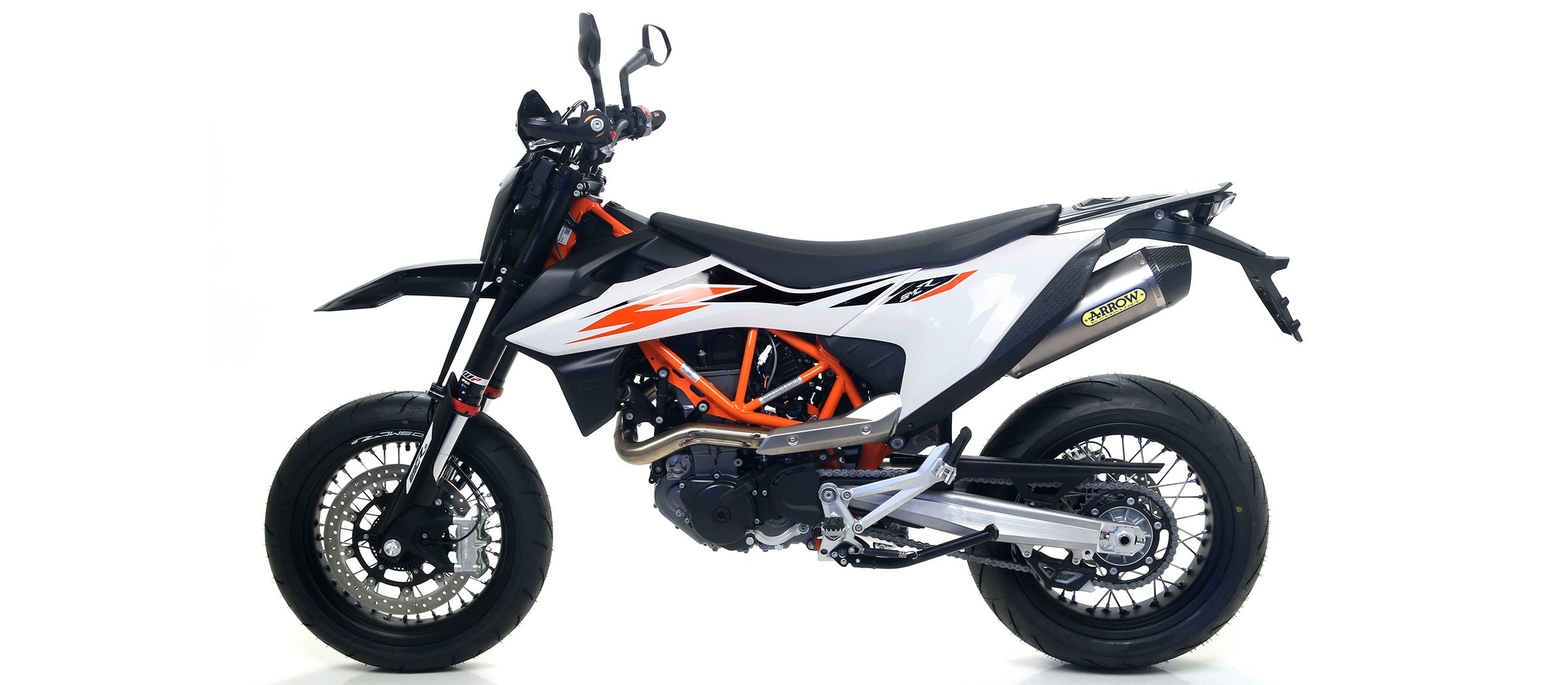 SCARICO MARMITTA RACE-TECH TITANIO-CARBONIO ARROW KTM 690 SMC R 2019-20