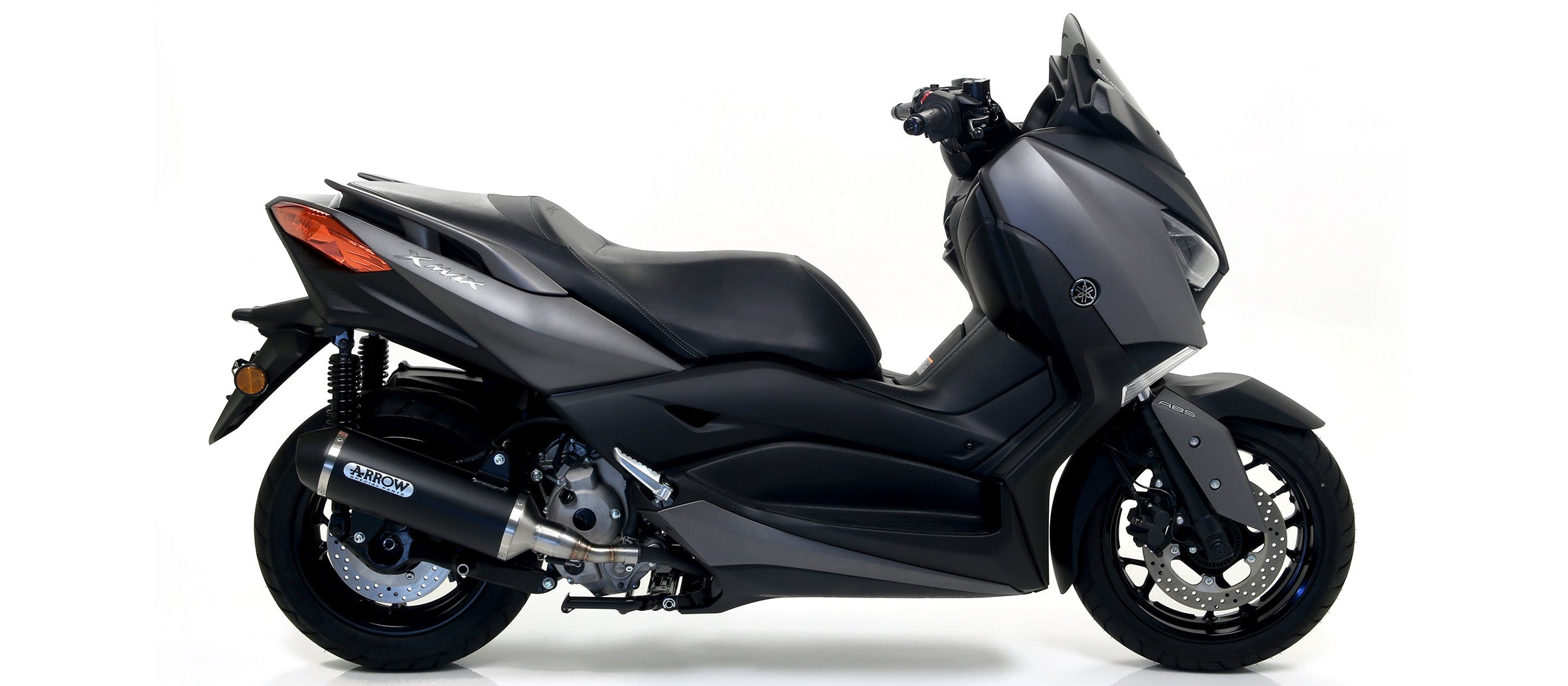 KIT SILENCER URBAN OMO EC+ECE ALUM BLACK-BLACK ARROW YAMAHA X-MAX 300 2017-20