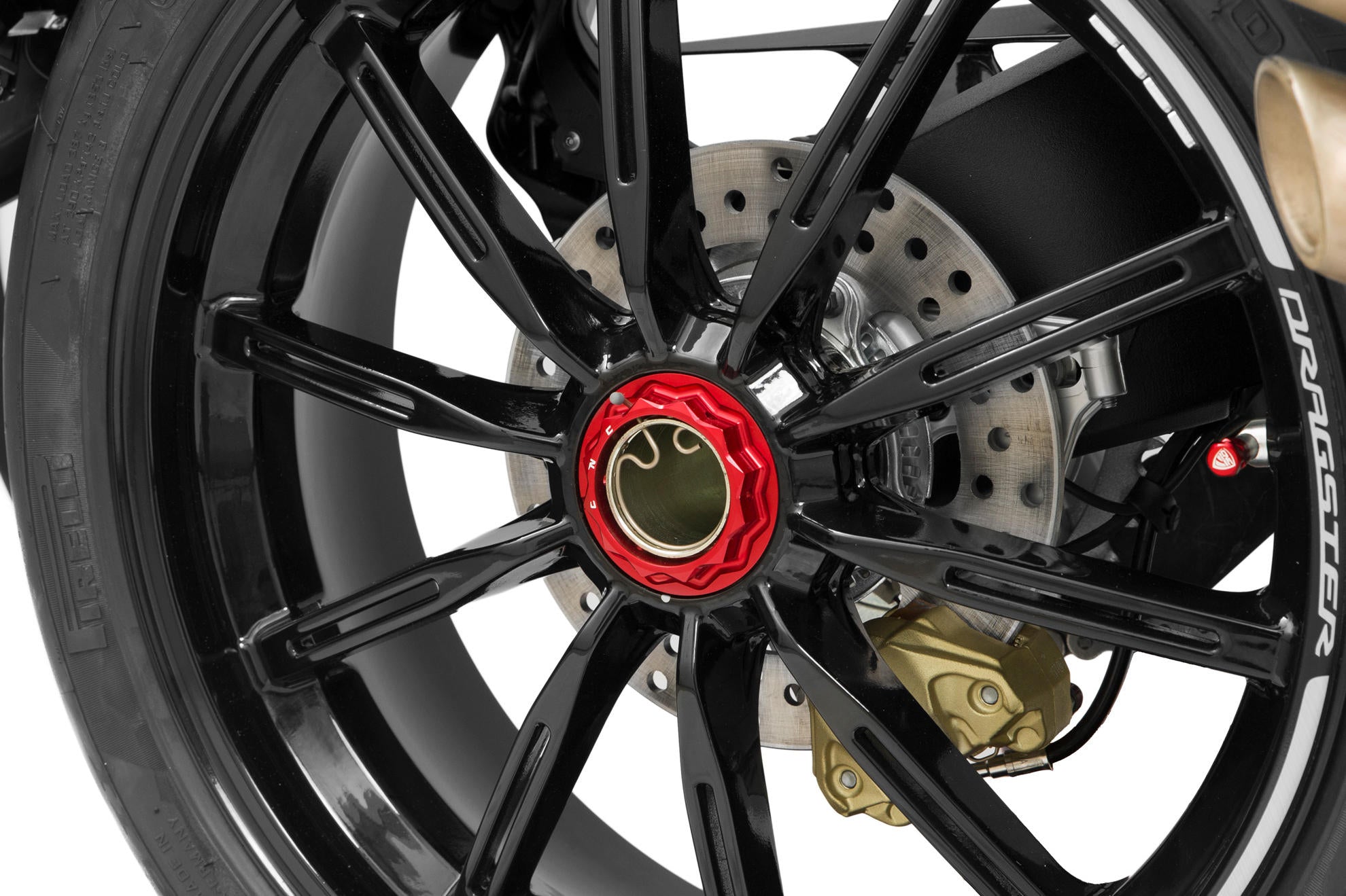 Rear wheel axle nuts set CNC RACING MV AGUSTA TURISMO VELOCE 800 RC