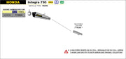 SILENCER X-KONE ARROW HONDA INTEGRA 750 DCT 2016-20