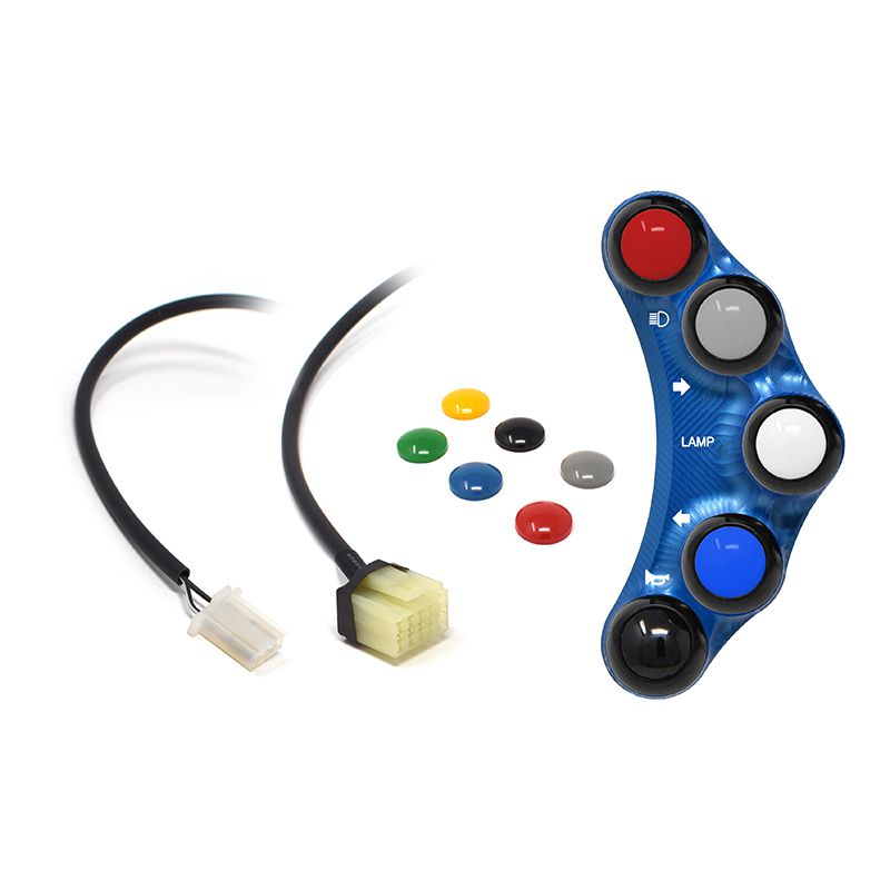 STREET VERSION LEFT HANDLEBAR SWITCH BLUE JETPRIME YAMAHA YZF R3 2015 - 18