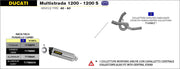 EXHAUST APPROVED E5+E9 RACE-TECH TIT-CARB ARROW DUCATI MULTISTRADA 1200 S 10-14
