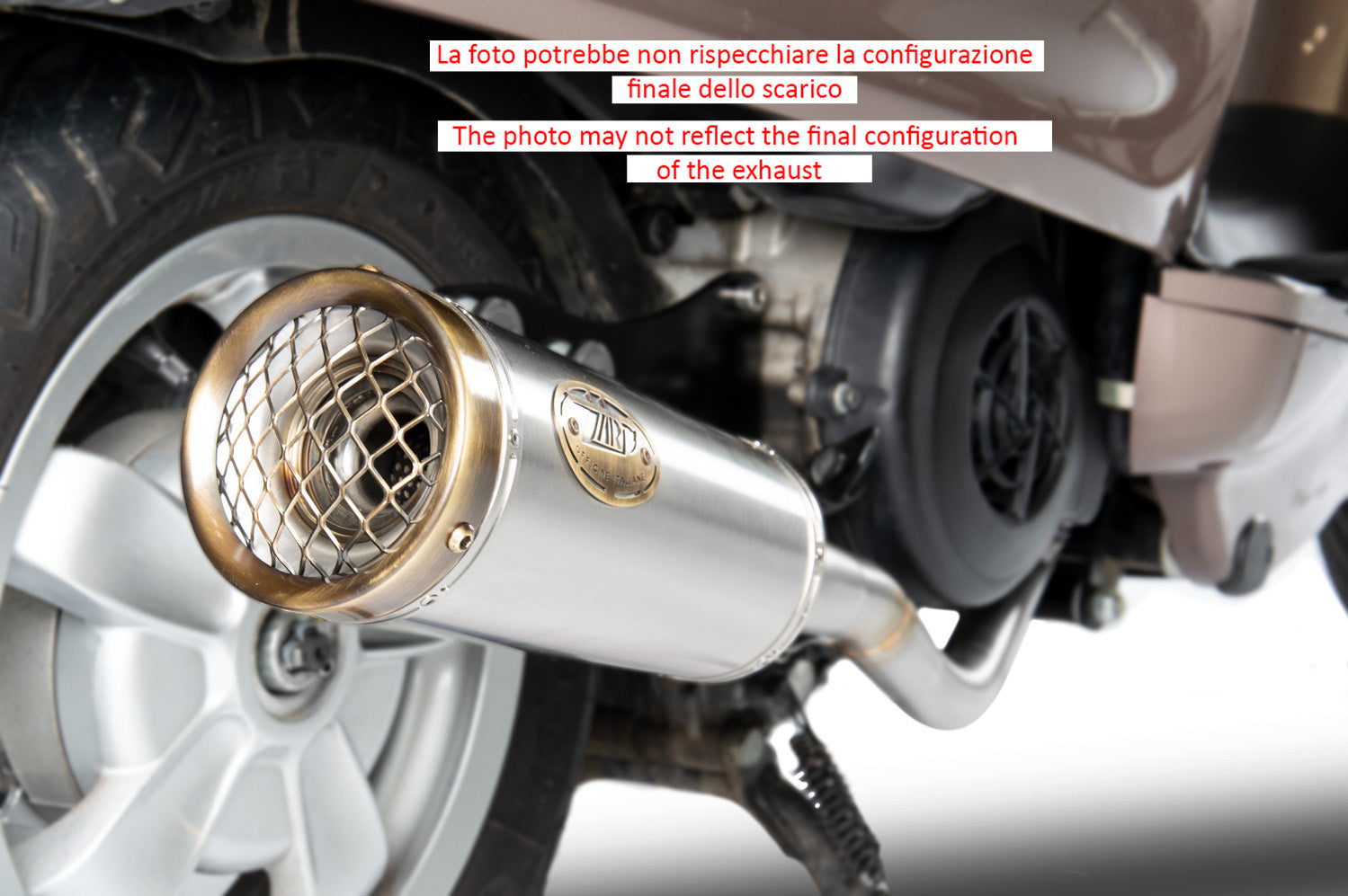 COMPLETE EXHAUST ZARD INOX RACING PIAGGIO VESPA 125 SPRINT 2020-23