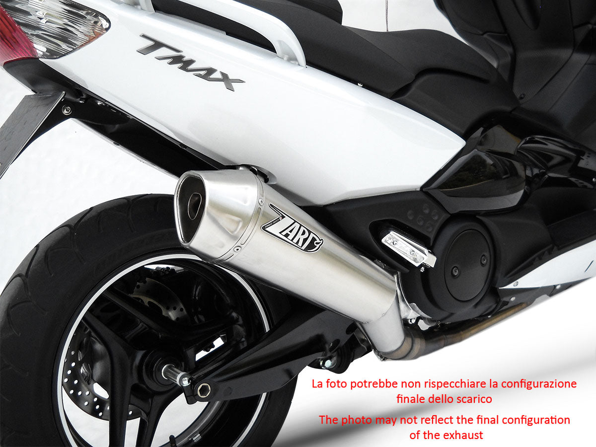 EXHAUST ZARD CONICAL RACING STAINLESS STEEL YAMAHA T MAX 530 2008-11