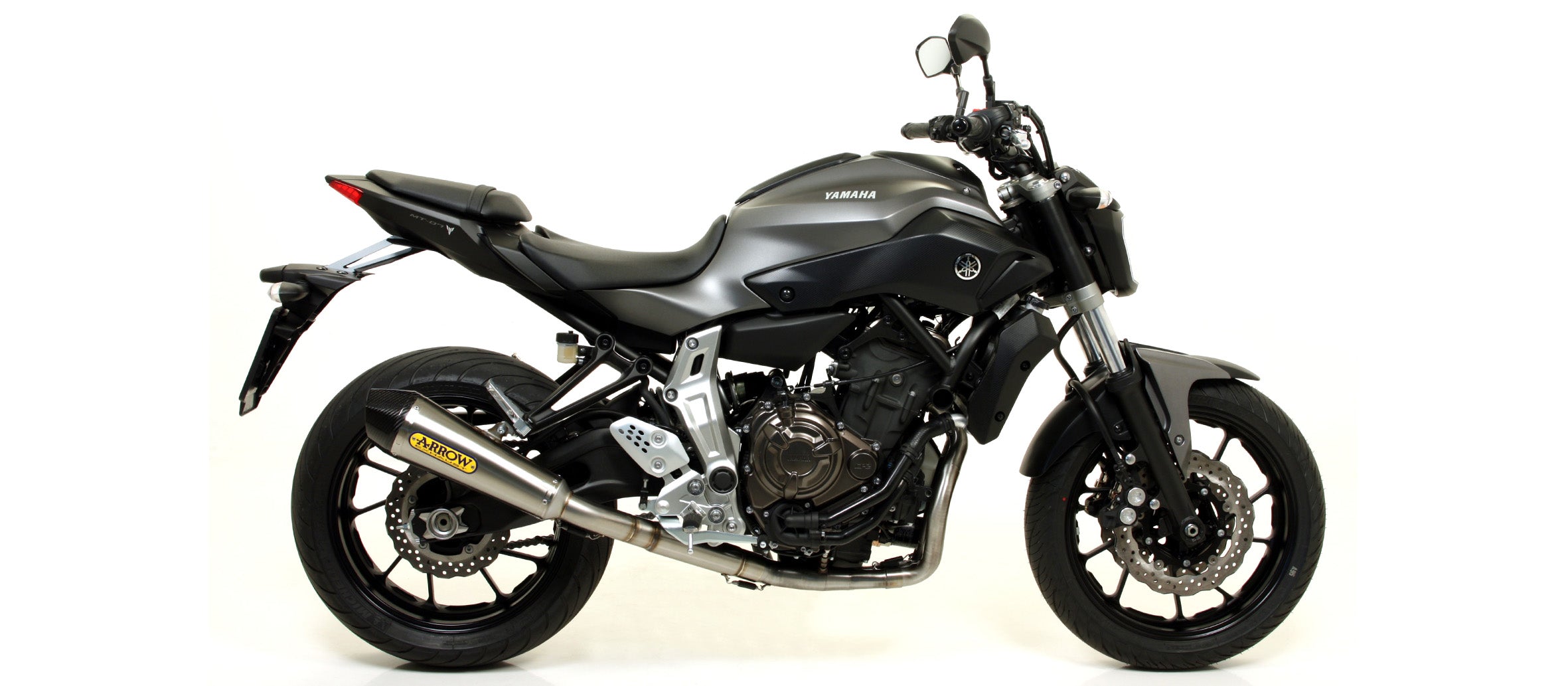 COMPLETE EXHAUST APPROVED EC+ECE HIGH X-KONE ARROW YAMAHA MT-07 2014-20