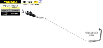 SCARICO COMPLETO ARROW OMOLOGATO PRO-RACE NICHROM YAMAHA MT 125 2020