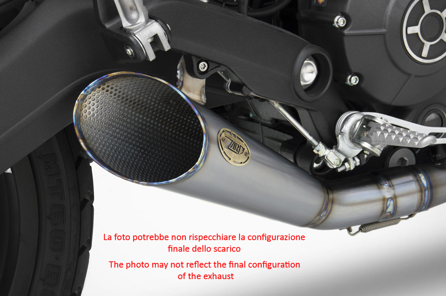 COMPLETE EXHAUST CONICAL ZARD FULL TITANIUM RACING DUCATI SCRAMBLER 800 2015-19