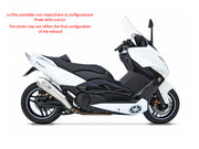 EXHAUST ZARD CONICAL RACING STAINLESS STEEL YAMAHA T MAX 530 2012-14