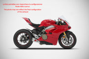 DOUBLE EXHAUST ZARD COMPENSATOR TITANIUM RACING DUCATI PANIGALE V4 2018 - 19