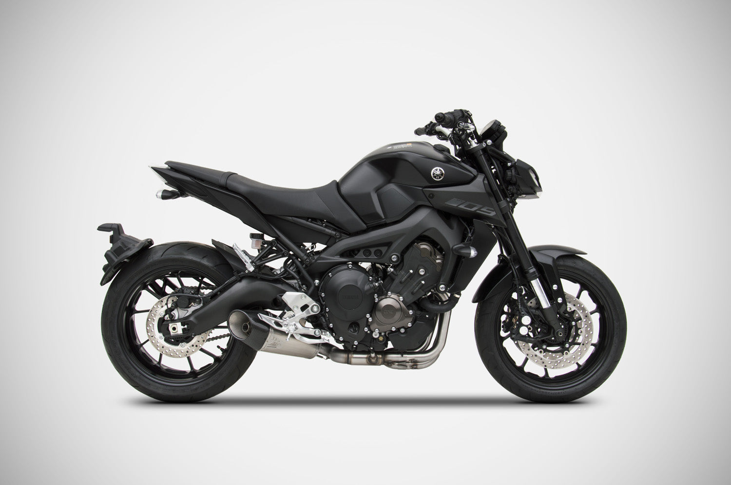 EXHAUST 3 - 1 ZARD LOW APPROVED EURO4 STEEL YAMAHA MT 09 2017-20