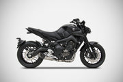 EXHAUST 3 - 1 ZARD LOW APPROVED EURO4 STEEL YAMAHA XSR 900 2017-20