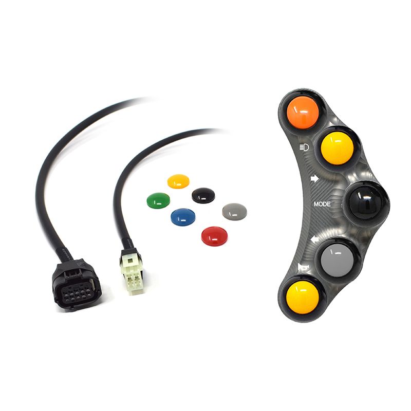 STREET VERSION LEFT HANDLEBAR SWITCH TITANIUM JETPRIME YAMAHA YZF R1 2020 - 21