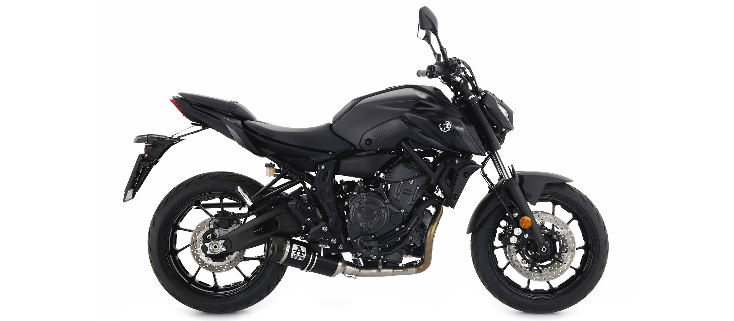 COMPLETE EXHAUST RACING HIGH THUNDER ALUMINUM ARROW YAMAHA MT-07 2021-22
