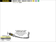 COMPLETE KIT COMPETITION EVO FULL TITANIUM-CARB ARROW SUZUKI GSX-R 1000 R 17-20