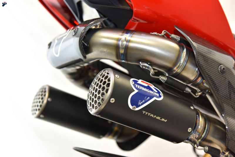 EXHAUST FULL TITANIUM BLACK SBK + T800 TERMIGNONI DUCATI PANIGALE V4