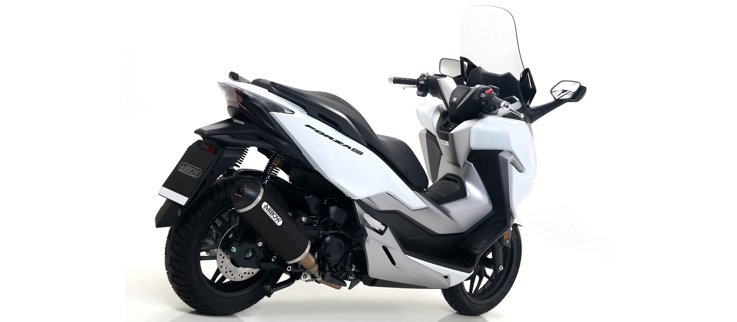 KIT CATALYTIC SILENCER URBAN ALUMINUM BLACK-BLACK ARROW HONDA FORZA 300 18-20