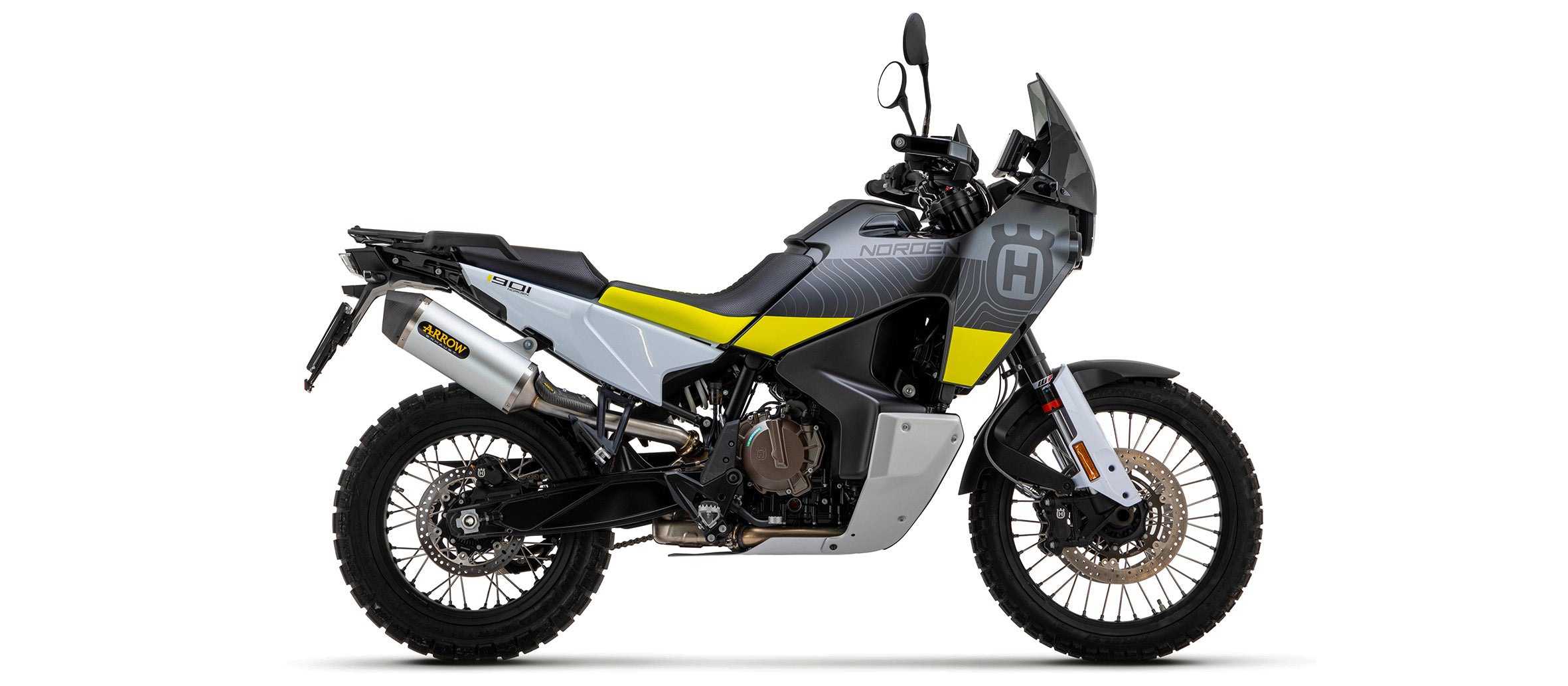 SCARICO OMOLOGATO RACE-TECH TITANIO-CARBONIO ARROW HUSQVARNA NORDEN 901 2022