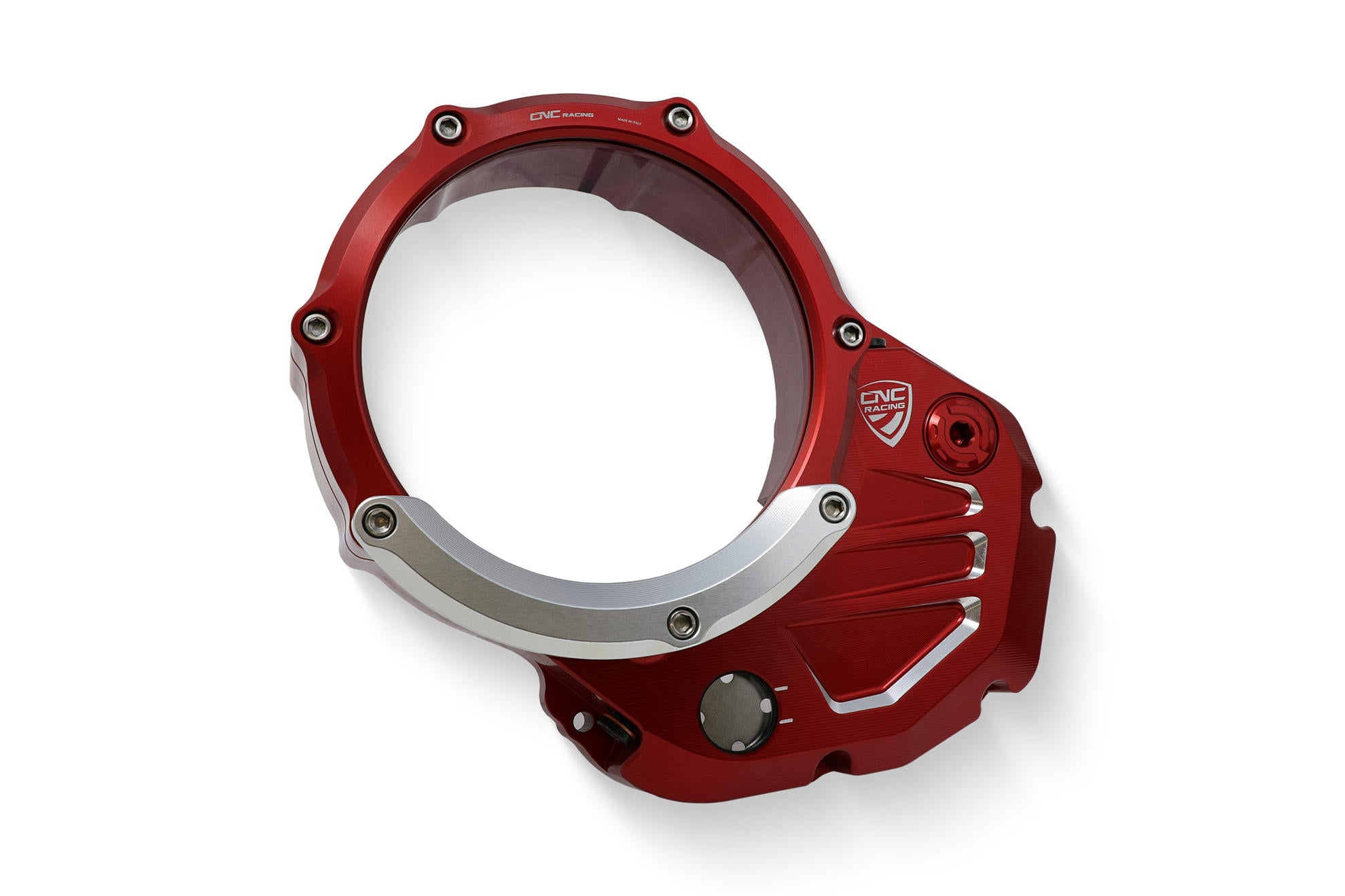 CLEAR COVER OIL BATH CLUTCH PROTECTOR CNC RACING DUCATI SUPERBIKE 848 EVO CORSE