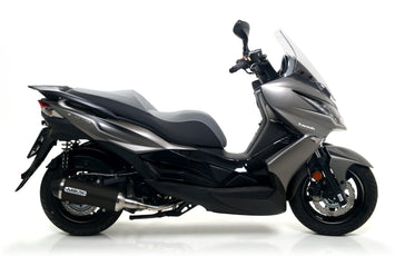 SCARICO COMPLETO ARROW OMOLOGATO ACCIAIO INOX-NERO KAWASAKI J 300 ABS 2017-20