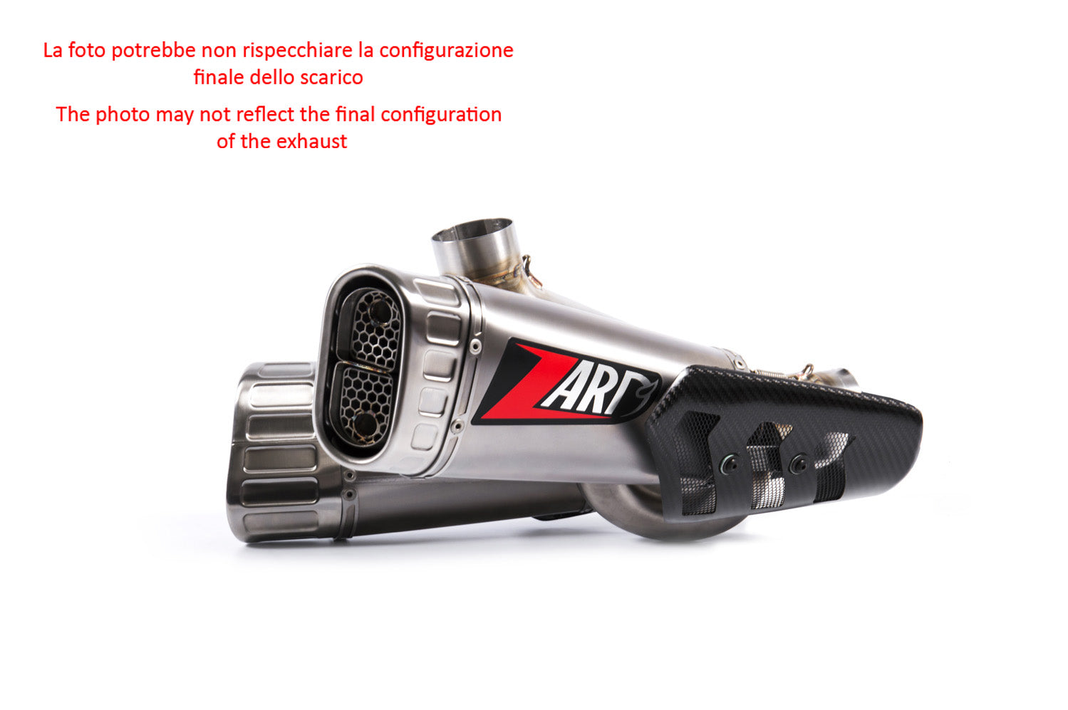 DOPPIO SCARICO ZARD COMPENSATO TITANIO RACING DUCATI PANIGALE V4 S 2018 - 19