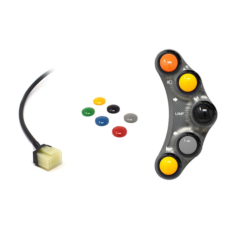 STREET VERSION LEFT HANDLEBAR SWITCH TITANIUM JETPRIME YAMAHA T-MAX 530 2012-16