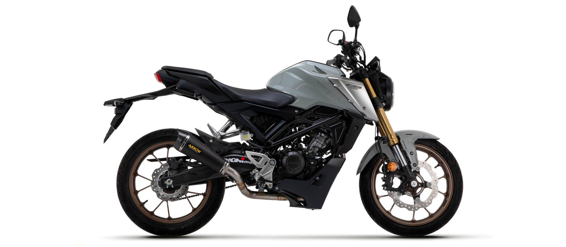 SCARICO COMPLETO X-KONE NICHROM DARK-CARBONIO ARROW HONDA CB 125 R 2021