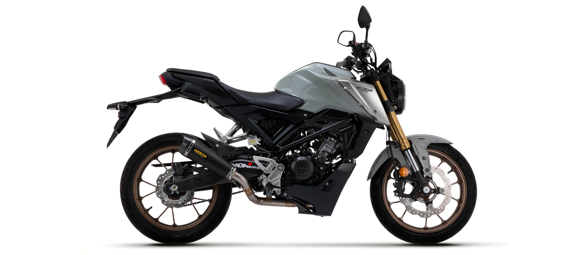 SCARICO COMPLETO X-KONE NICHROM DARK-CARBONIO ARROW HONDA CB 125 R 2021