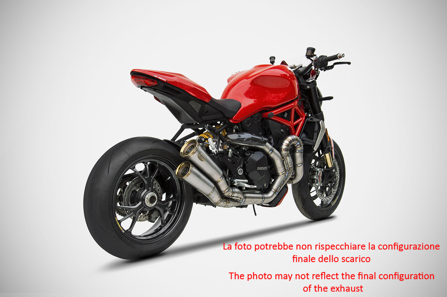 SCARICO COMPLETO ZARD ALLUMINIO RACING DUCATI MONSTER 1200 S 2017-18